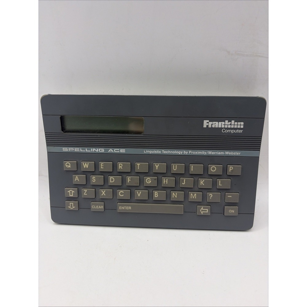 VINTAGE Franklin Computer Spelling Ace Model SA-98 English Spell Checker  WORKS!